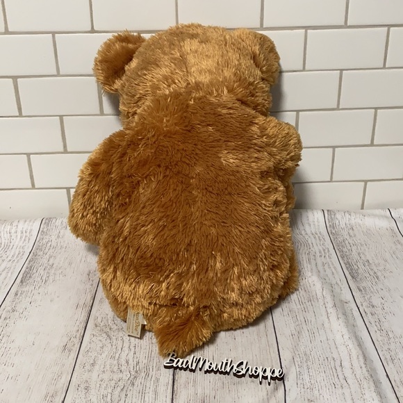 Extra Large Fuzzy Valentine's I LOVE YOU Teddy Bear with Heart and Ribbon - Picture 5 of 8